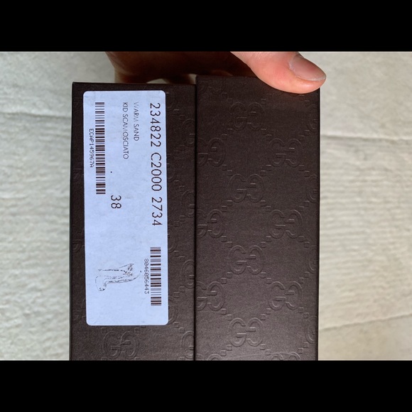 NWT Gucci Platform Sling back Peep toe Shoes. 38 - Picture 4 of 8